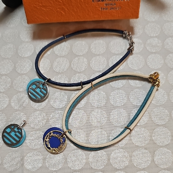 Other - Vintage GREEK Inspired Kids Cord Bracelets Extra Charm